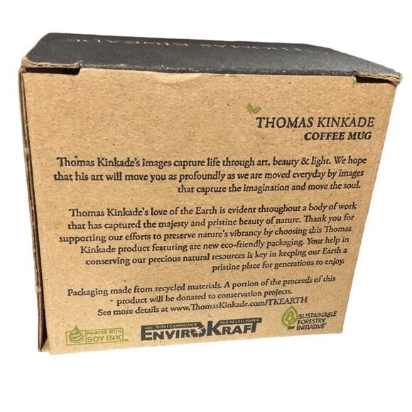 Thomas Kinkade Ceramic Coffee Mug Flags Over The Capitol Patriotic Design 2011 - Picture 9 of 12